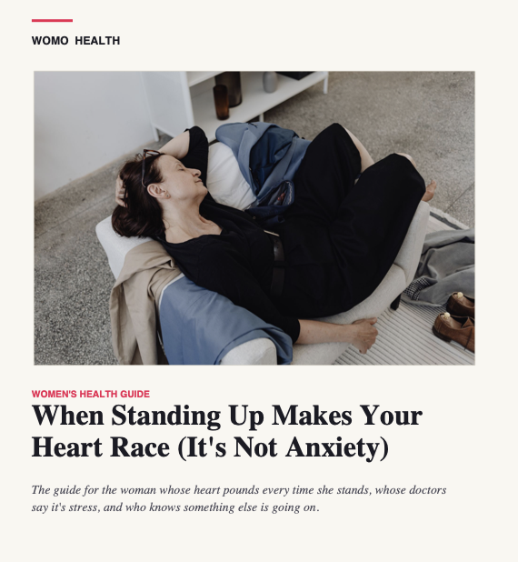 When Standing Up Makes Your Heart Race