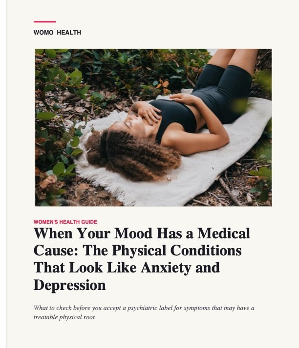 When Your Mood Has a Medical Cause — WOMO Health guide cover